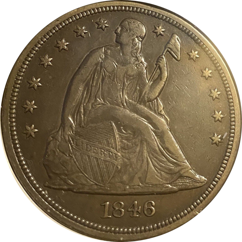 1846-$1-Liberty-Seated-Dollar-#7